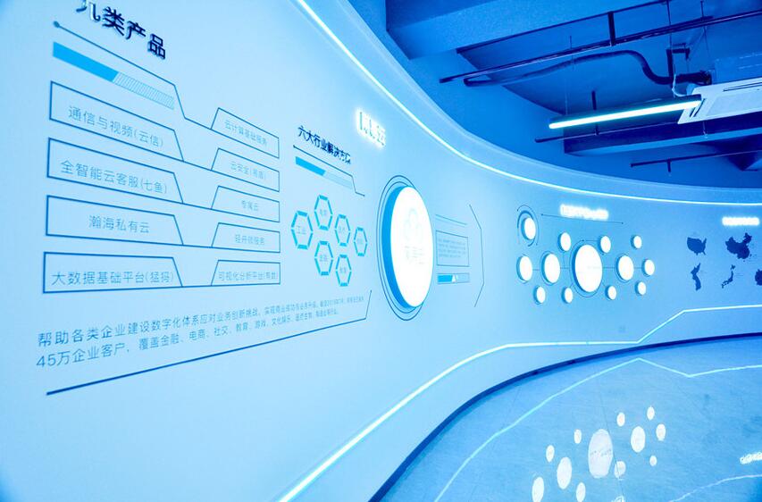 公司展厅文化墙制作效果图