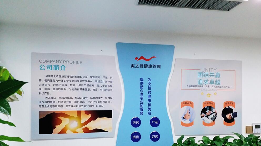美容企业文化墙设计