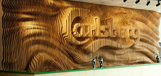 酒吧创意形象墙设计