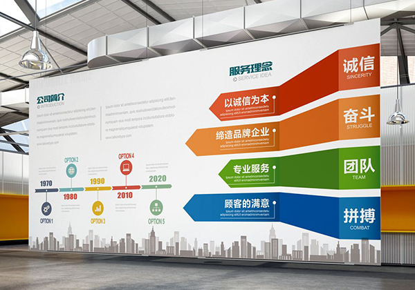 企业简介在公司文化墙设计上的作用